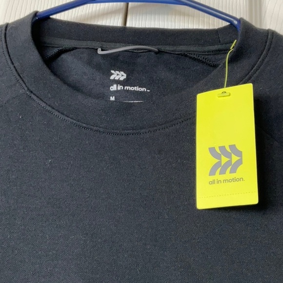 All in Motion Mens Tech Fleece Crewneck Pullover Athletic Size M - Picture 5 of 9